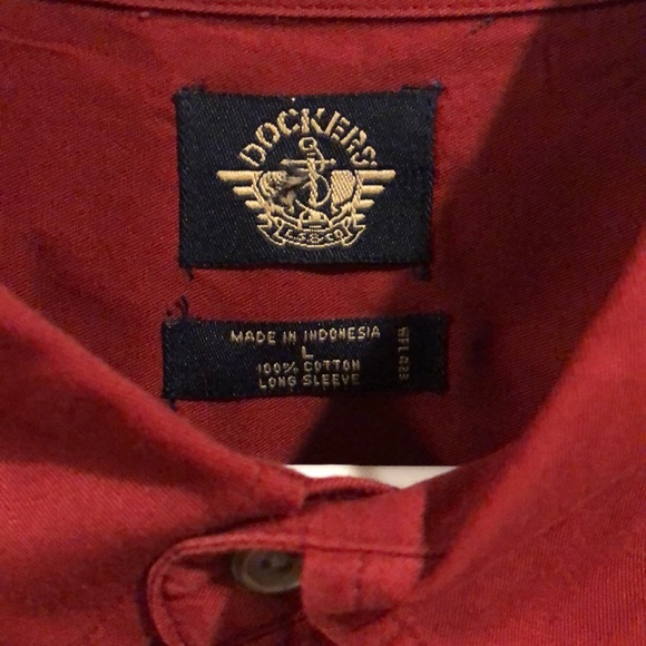 Men’s Dockers Long Sleeve Button Down Shirt - Picture 3 of 5